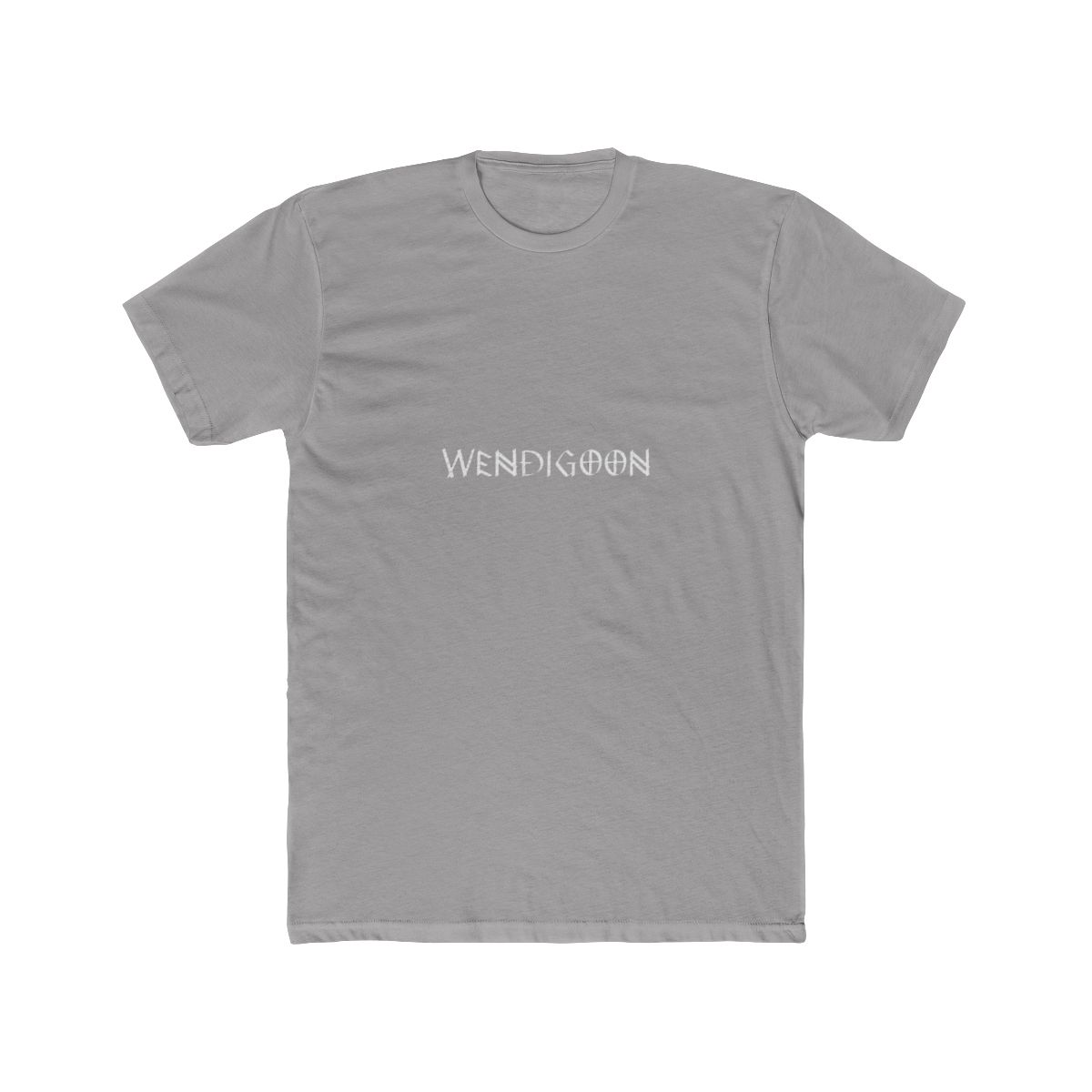Wendigoon Logo Distressed Horror Style Typography Design T Shirt - alternate angle 2, merchandise
