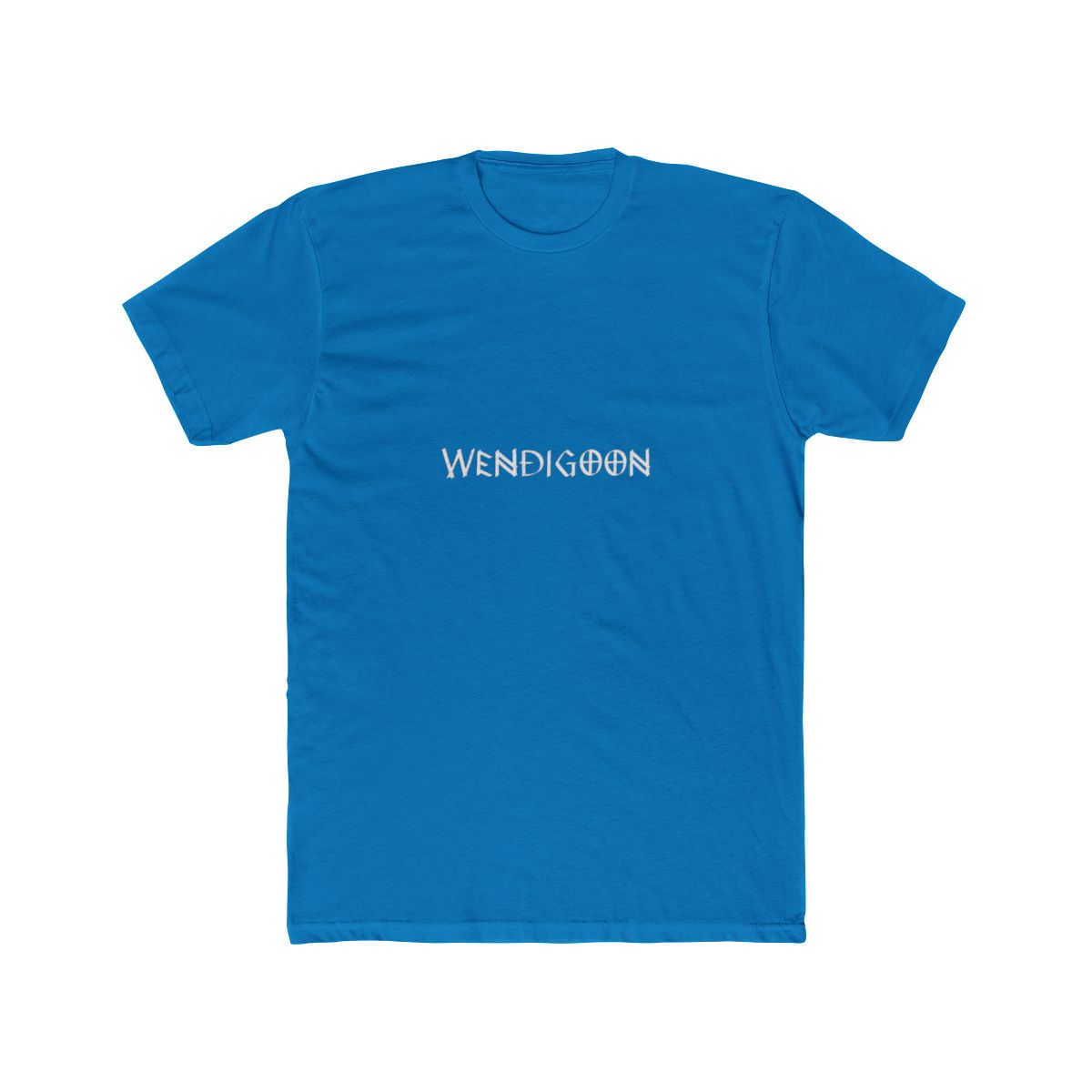 Wendigoon Logo Distressed Horror Style Typography Design T Shirt