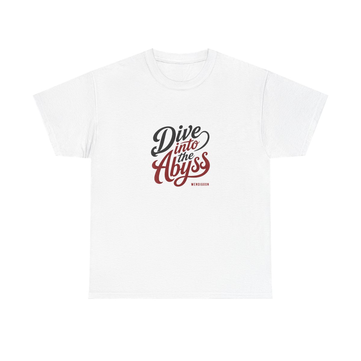 Wendigoon "Dive into the Abyss" Unisex Tee - alternate angle 3, merchandise