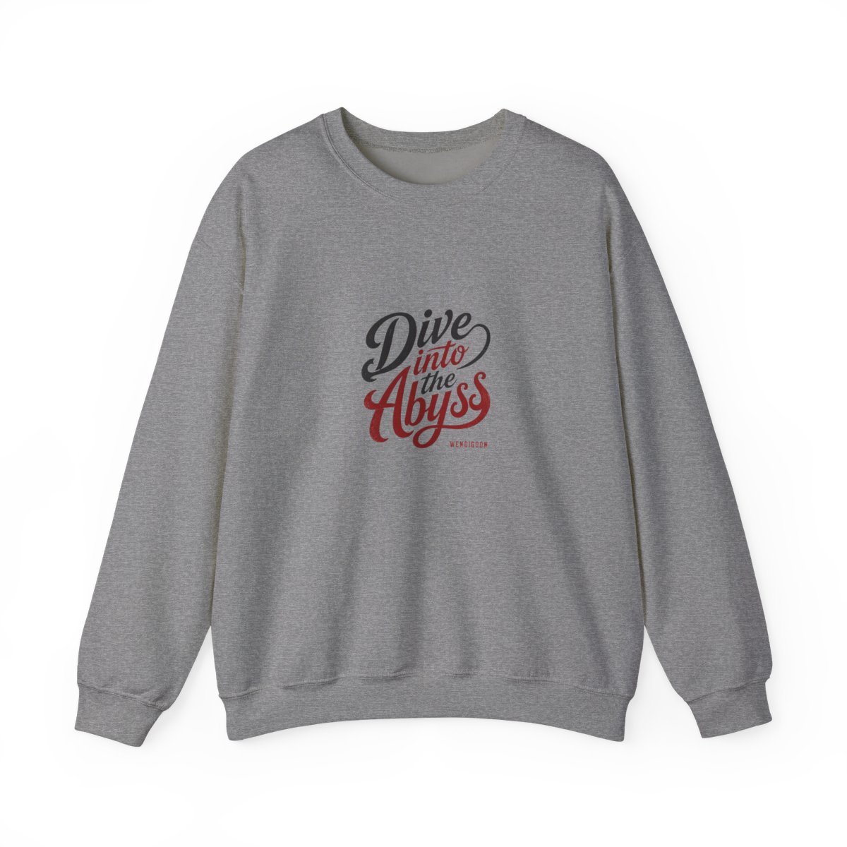 Wendigoon "Dive into the Abyss" Crewneck - alternate angle 3, merchandise