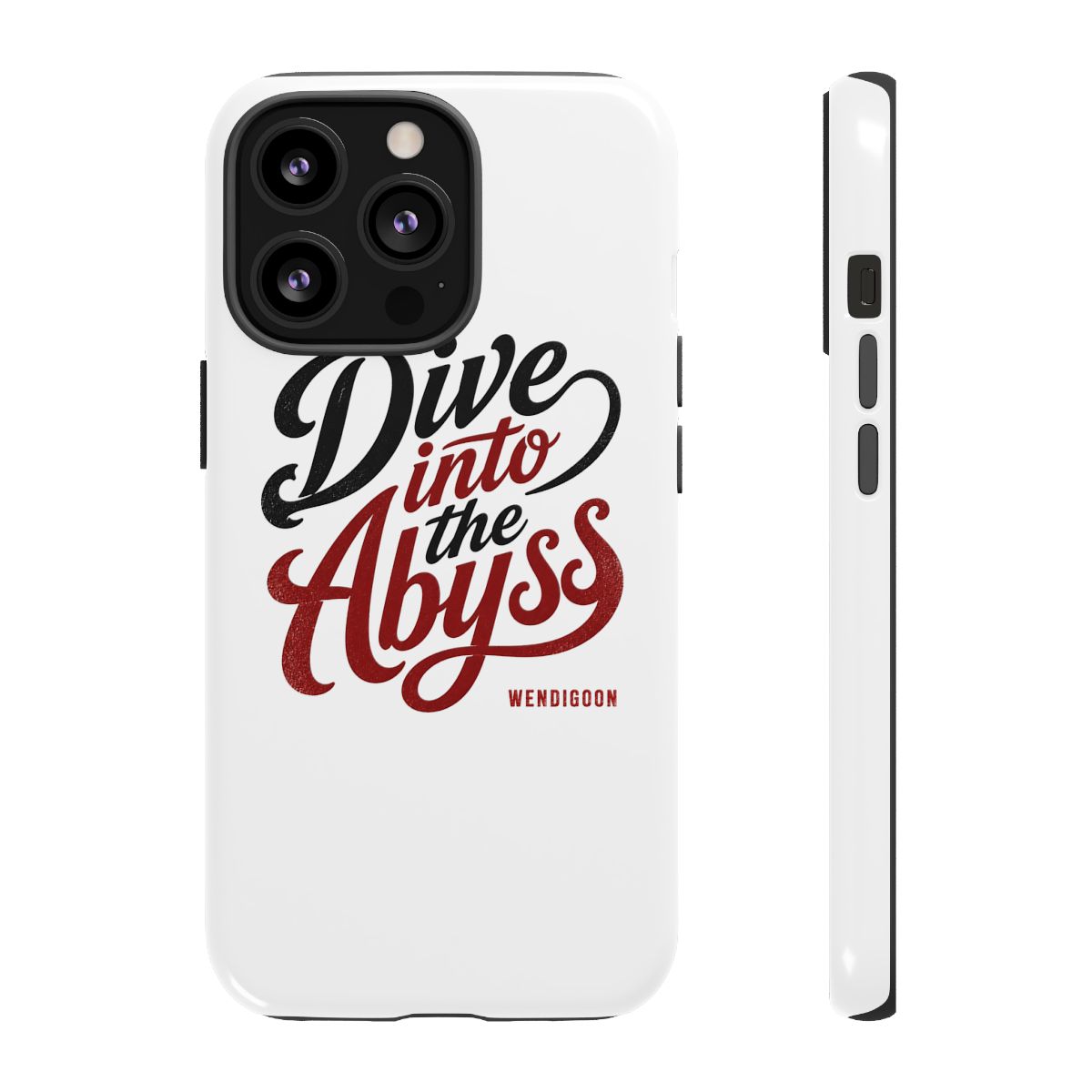 Wendigoon "Dive into the Abyss" Phone Case - alternate angle 2, merchandise