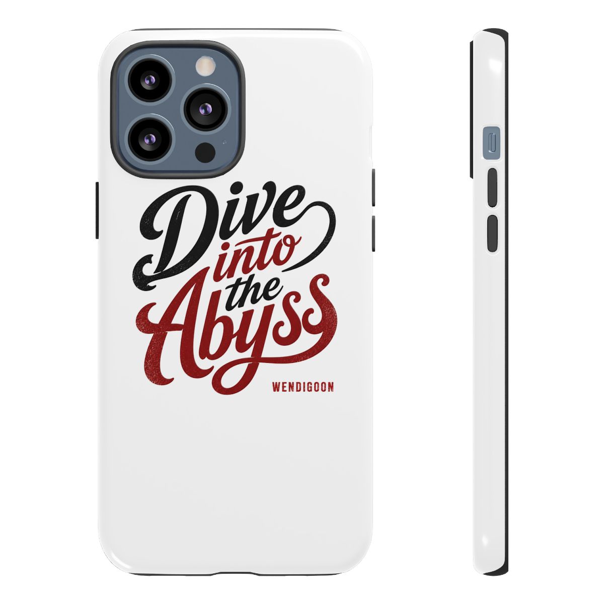 Wendigoon "Dive into the Abyss" Phone Case - alternate angle 3, merchandise