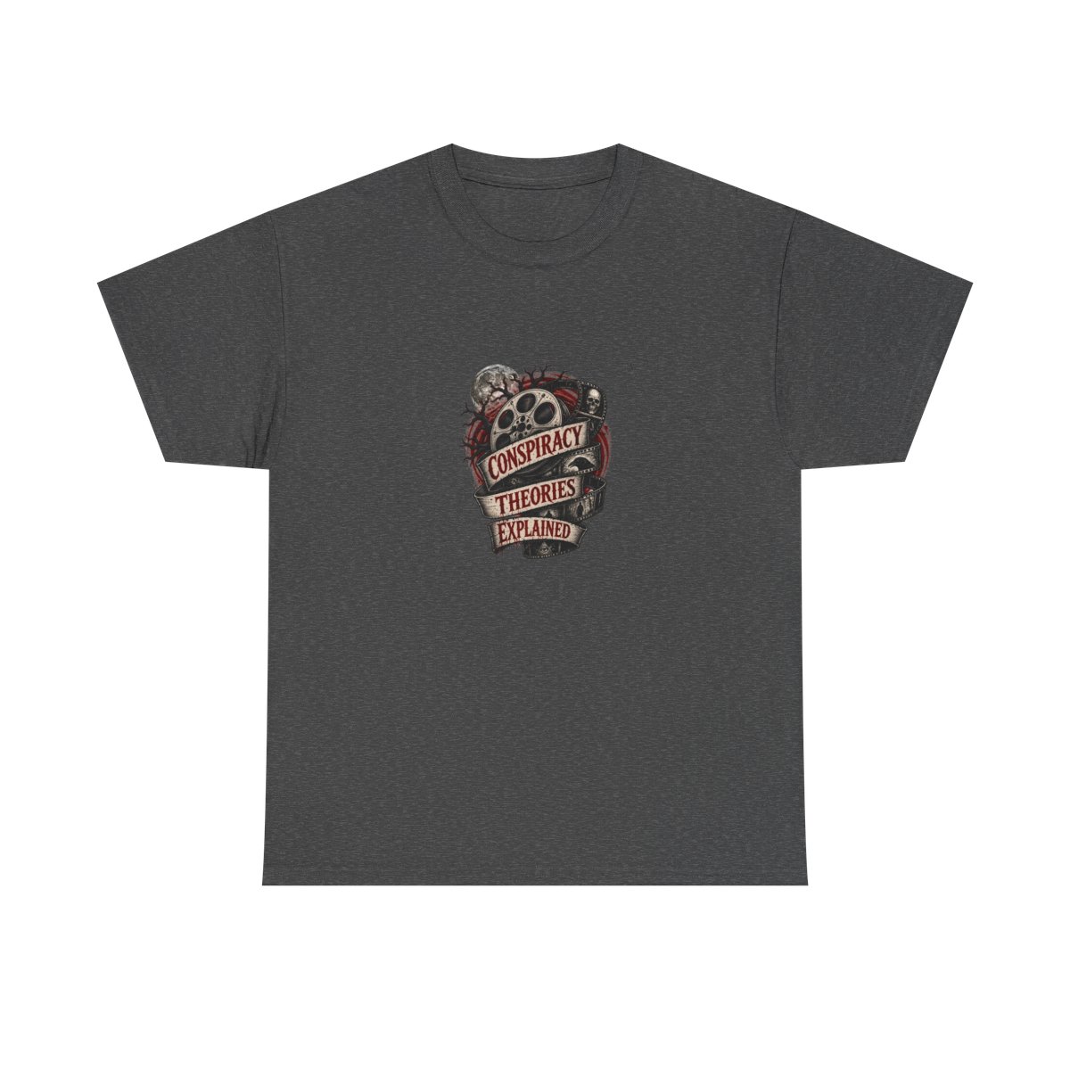 Wendigoon "CONSPIRACY THEORIES EXPLAINED" Unisex Tee - alternate angle 4, merchandise