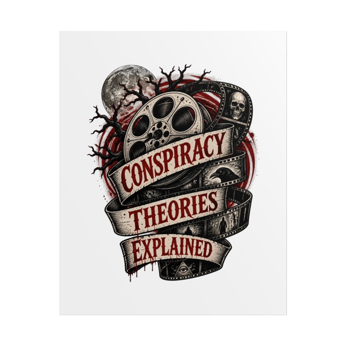 Wendigoon "CONSPIRACY THEORIES EXPLAINED" Poster