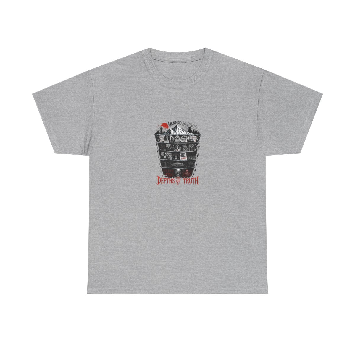 Wendigoon "Conspiracy Theory Iceberg" Unisex Tee - Official T-Shirts merchandise