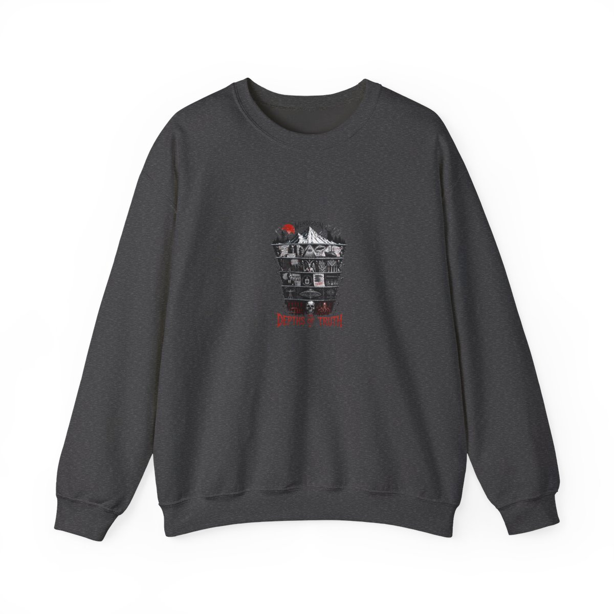 Wendigoon "Conspiracy Theory Iceberg" Crewneck - alternate angle 3, merchandise