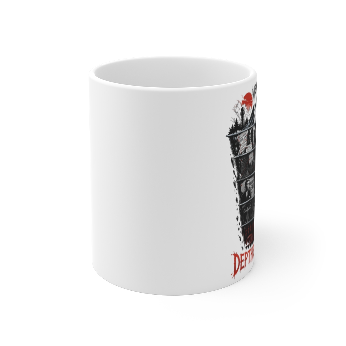 Wendigoon "Conspiracy Theory Iceberg" White Mug - alternate angle 1, merchandise