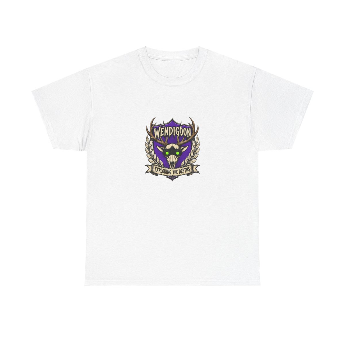 Wendigoon "Exploring the Depths" Unisex Tee - alternate angle 2, merchandise