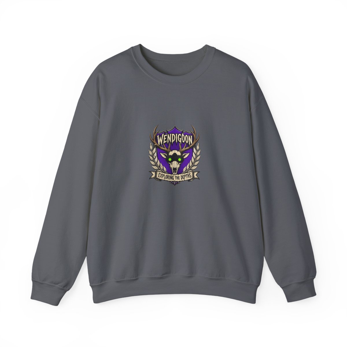 Wendigoon "Exploring the Depths" Crewneck - alternate angle 3, merchandise