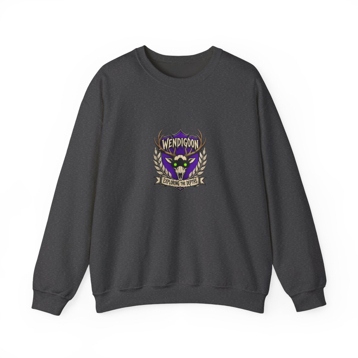 Wendigoon "Exploring the Depths" Crewneck - alternate angle 2, merchandise