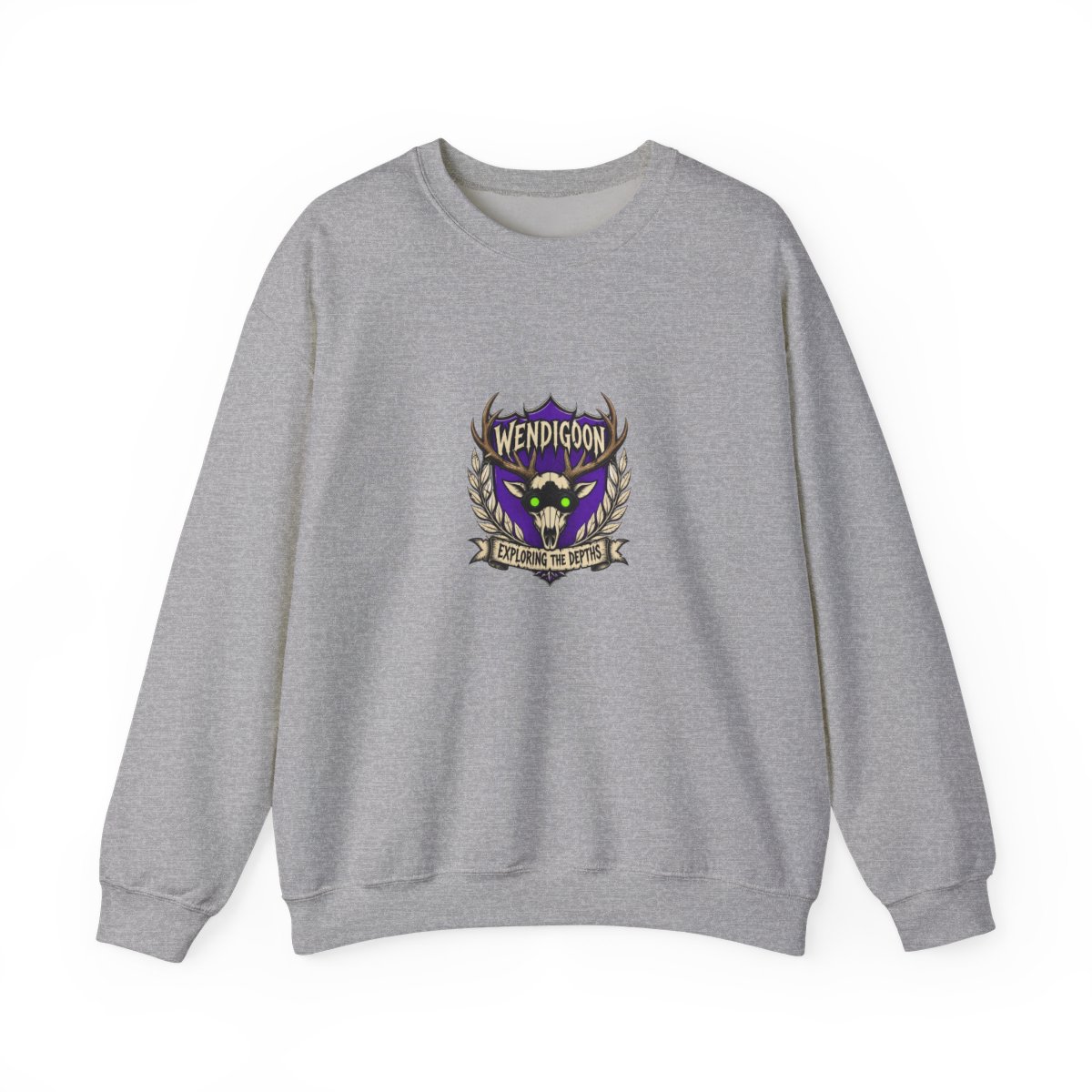 Wendigoon "Exploring the Depths" Crewneck - alternate angle 4, merchandise