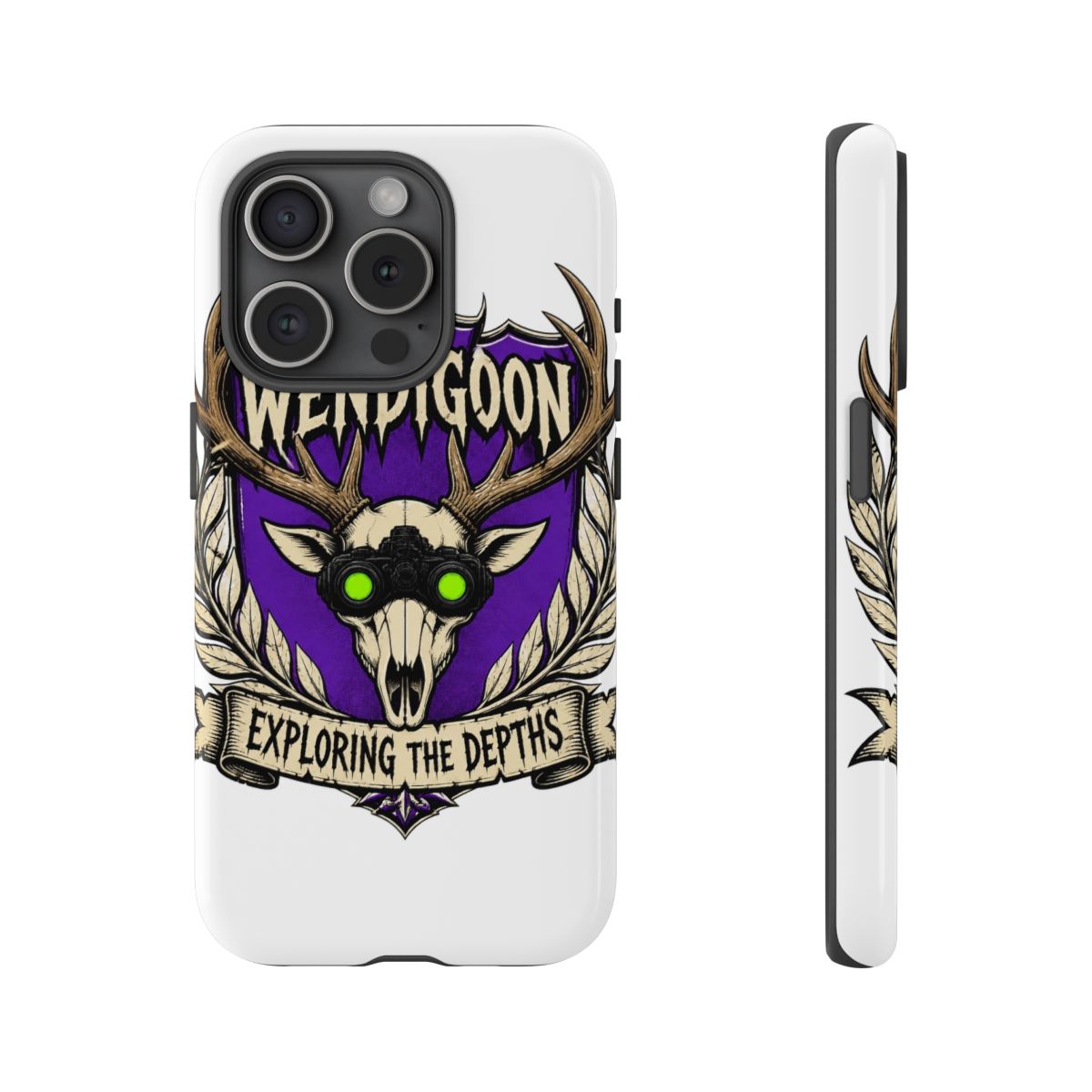 Wendigoon "Exploring the Depths" Phone Case - alternate angle 4, merchandise