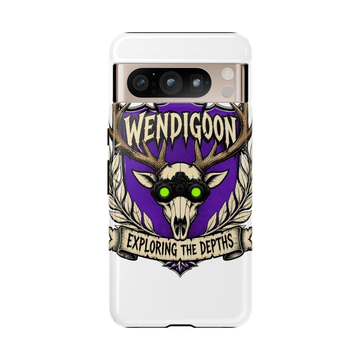 Wendigoon "Exploring the Depths" Phone Case - alternate angle 4, merchandise