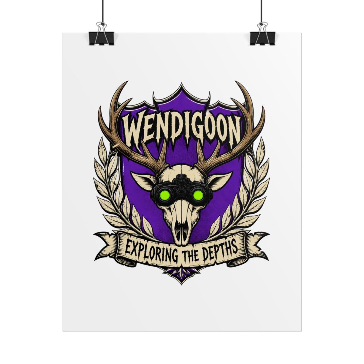 Wendigoon "Exploring the Depths" Poster