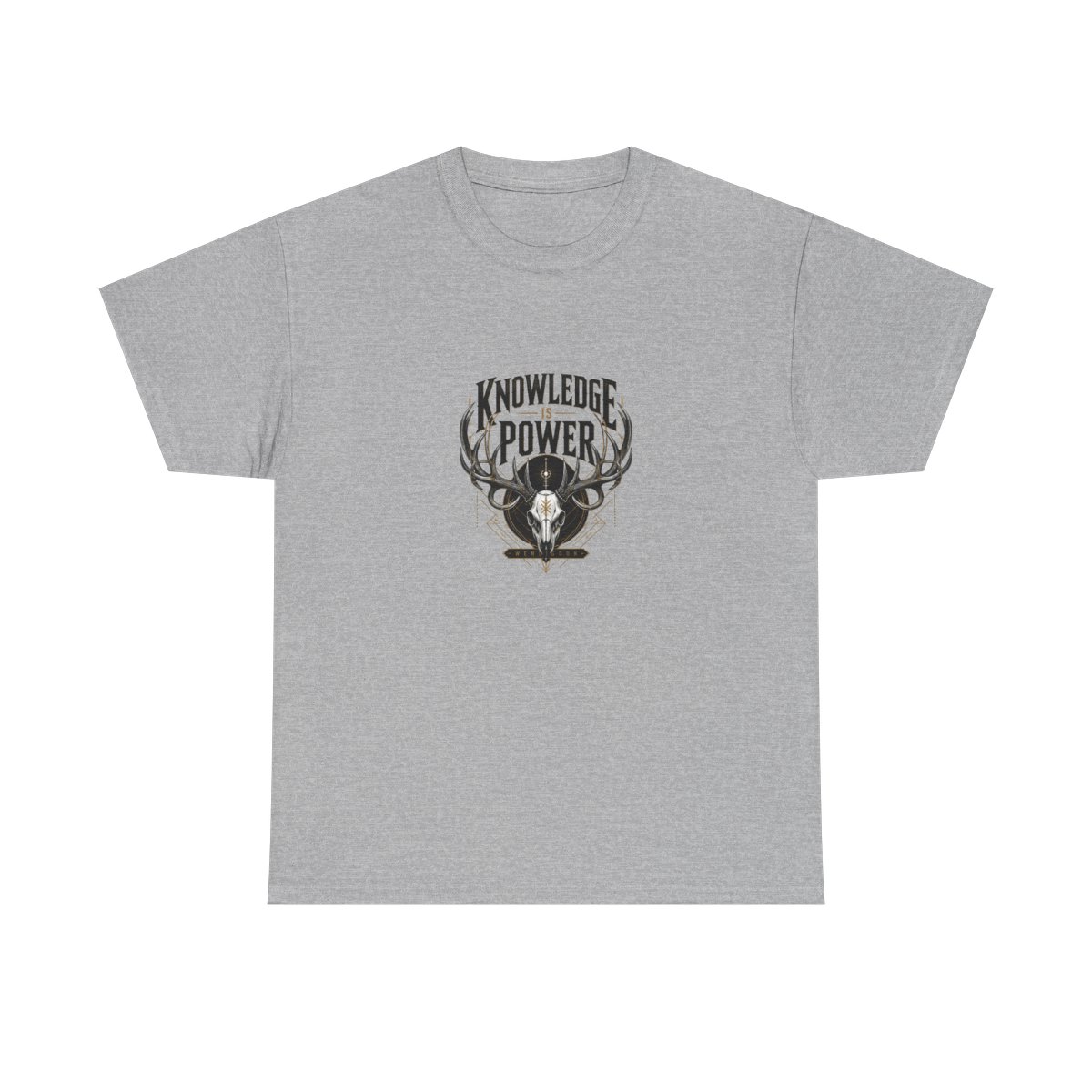 Wendigoon "Knowledge is Power" Unisex Tee - alternate angle 4, merchandise