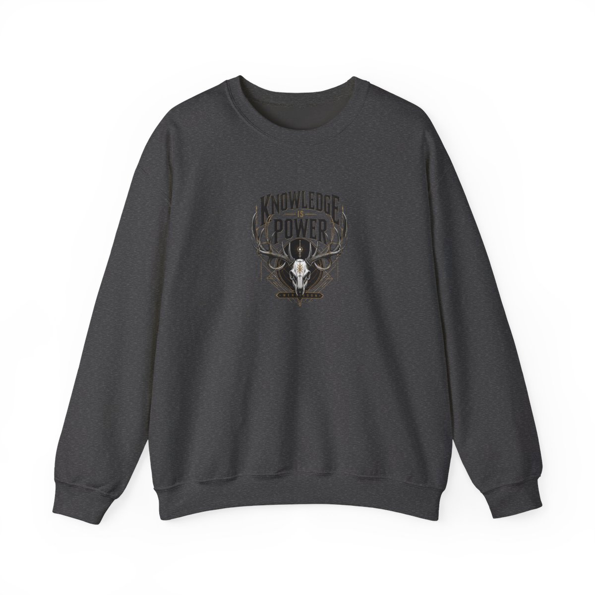 Wendigoon "Knowledge is Power" Crewneck - alternate angle 5, merchandise