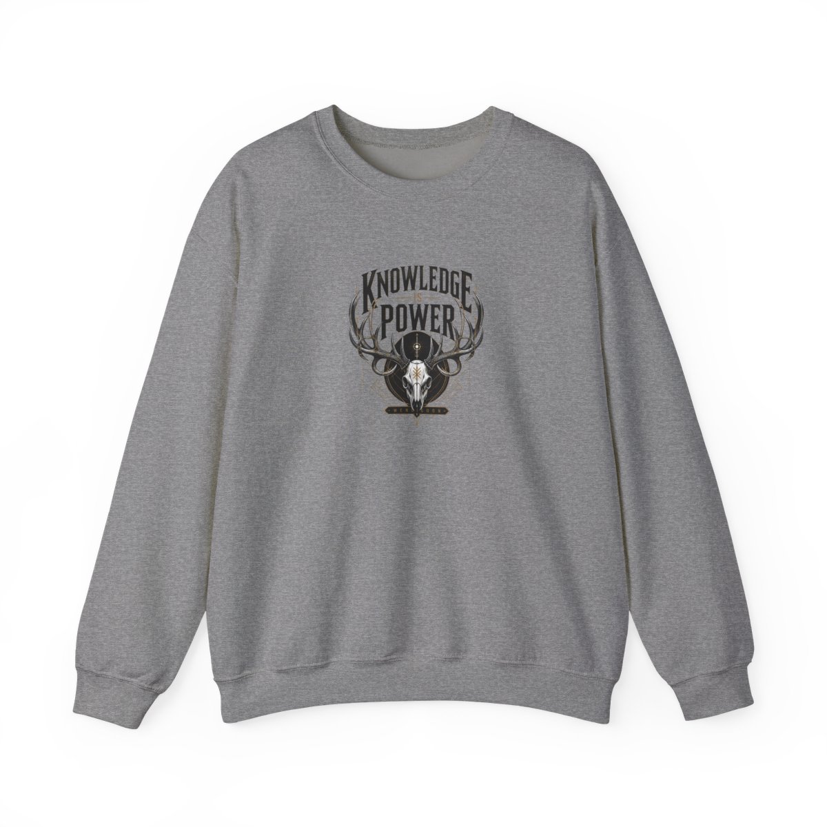 Wendigoon "Knowledge is Power" Crewneck - alternate angle 3, merchandise