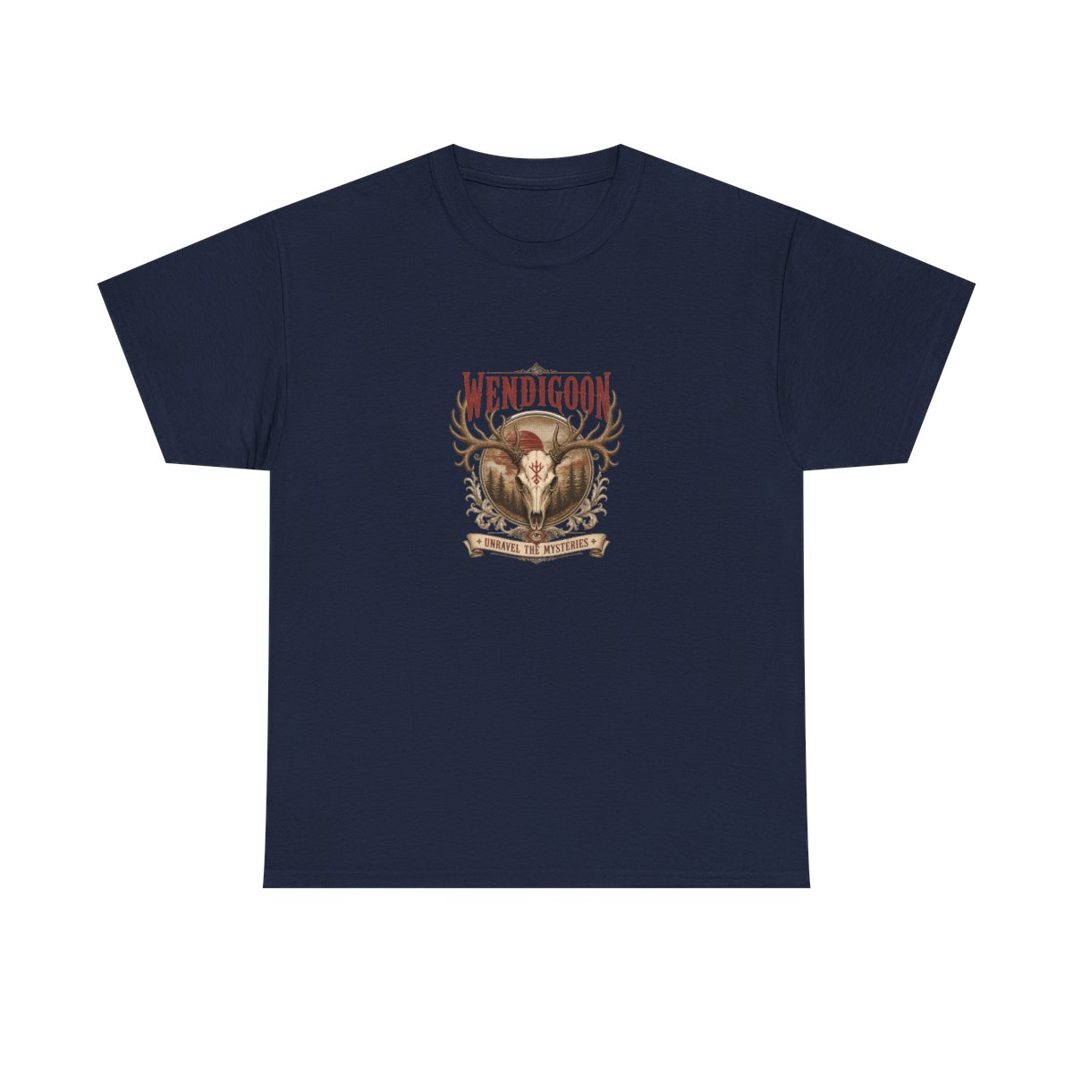 Wendigoon "Unravel the Mysteries" Unisex Tee - alternate angle 5, merchandise