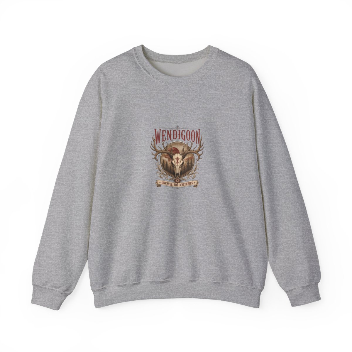 Wendigoon "Unravel the Mysteries" Crewneck - alternate angle 4, merchandise
