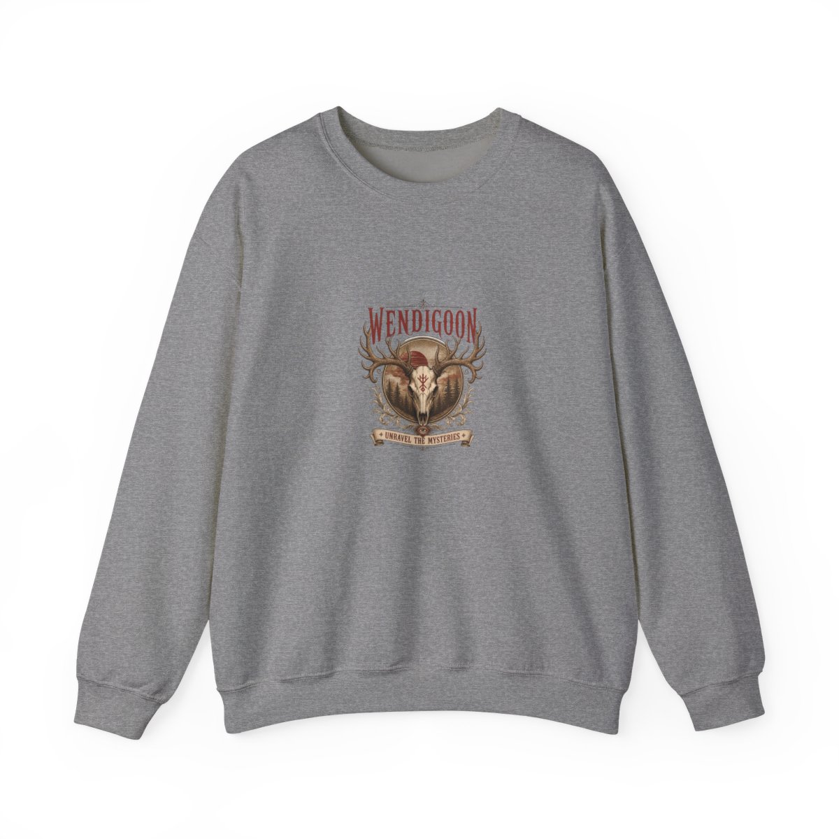 Wendigoon "Unravel the Mysteries" Crewneck - alternate angle 2, merchandise