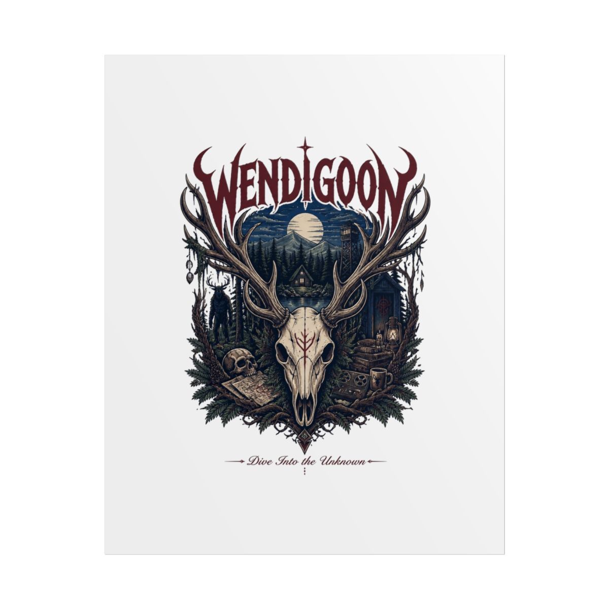Wendigoon "Dive Into the Unknown" Poster